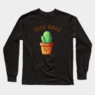 Free Hugs - Cactus Long Sleeve T-Shirt